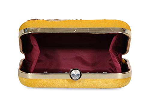 DUCHESS Women & Girls box clutches (Yellow)