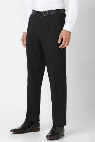 Van Heusen Men's Regular Work Utility Pants (VHTPFCPBP75394_Black