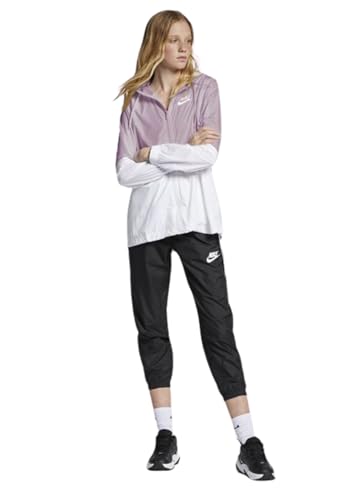 AS W NSW RPL ESSNTL WVN JKT NF-ICED LILAC/WHITE/WHITE/WHITE-DQ3353-576-M