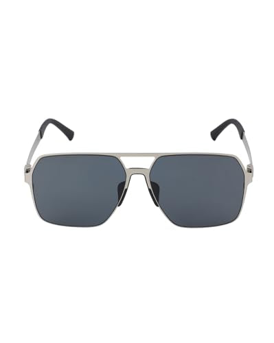 Carlton London Premium Blue with Grey Toned & Polarised Lens Rectangle Sunglass for men