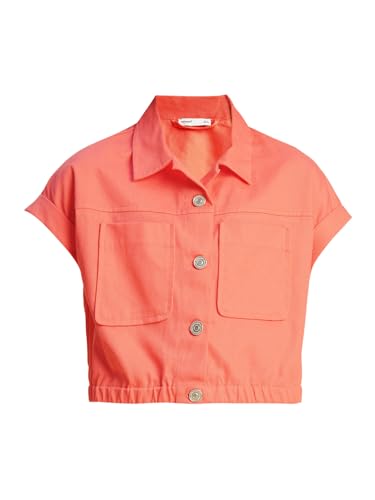 VERO MODA Girls Relaxed Fit Pink Shirt