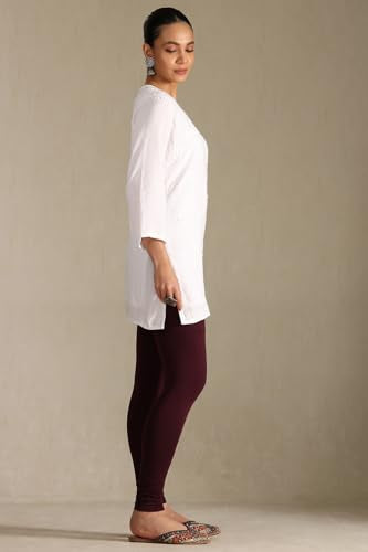 Soch Women's Regular Leggings (SOCORCLF0066_Red