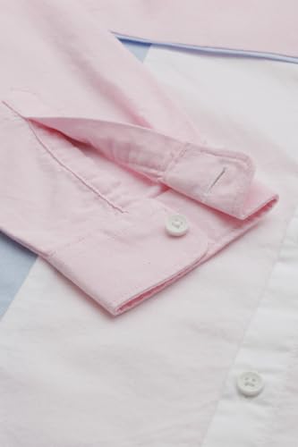 Boys Pink Patterned Casual Shirt