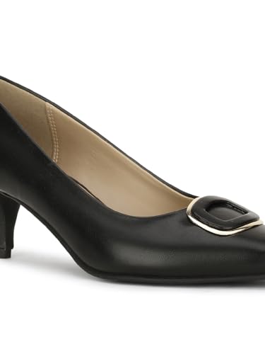Bata Beck Pump E 23 Women's Black Heels - 7 UK (6516091)