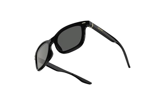 Aeoss Wicue E-Touch Instant Dimming Sunglasses with 5-Level Slide-to-Dim Brightness Control | Polarized Photochromic Lens UV Protection & Magnetic Charging | Stylish Black Frame for Men & Women