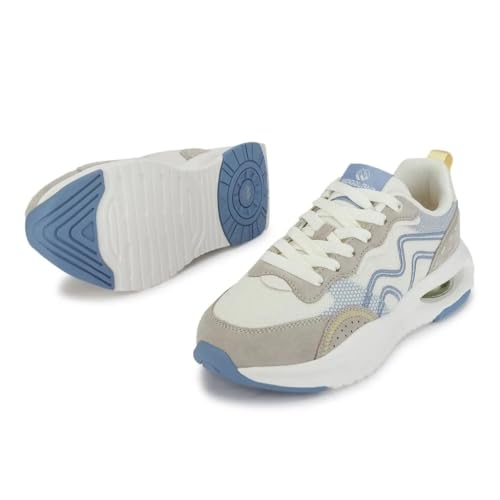 Woodland Women Lgrey Mesh Sport Shoes