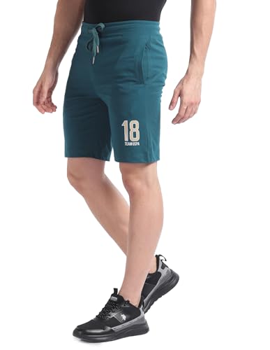 U.S. POLO ASSN. Men's Hybrid Shorts (IYAQ-PL_Teal Green
