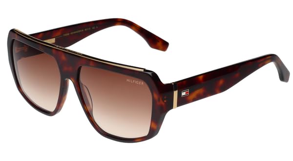 Tommy Hilfiger Men's Brown-Gold Sunglasses