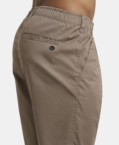 Jockey Men's Regular Shorts (1203_Dark Khaki_L_Dark Khaki_Large)