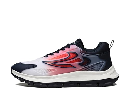 LOUIS STITCH Men’s Dusk Blue Lightweight Athleisure Sport Shoes | Ultra Cushioned Sole | Casual Lace-Up Sneaker and Athleisure Wear | Perfect for Casual, Gym & Travel Wear | LS-AT-FS03-BU | UK-6