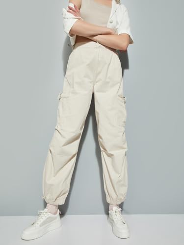 Max Women's Regular Pants (SP25BTM03_Ecru