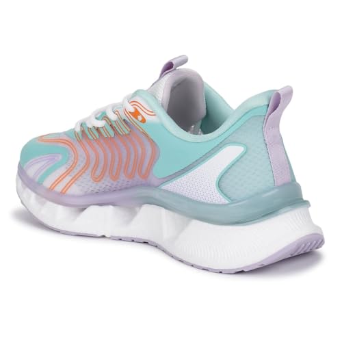 Woodland Women Green/Orange Sneakers