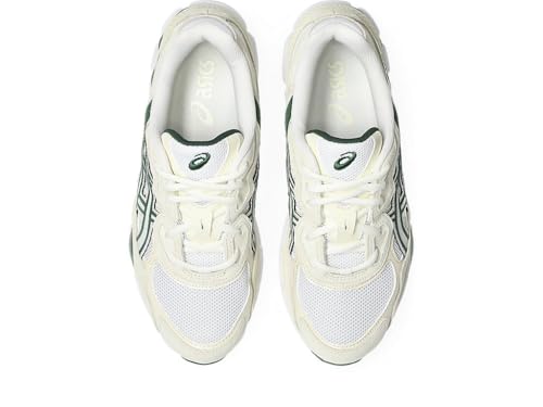 ASICS Unisex Gel-NYC Ivory/Forest Night Sneakers - 5 UK Men/ 4 UK Women (1203A383.750)