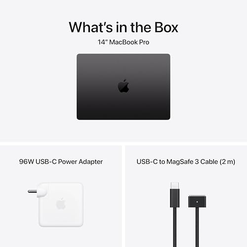 Apple 2026 MacBook Pro Laptop with M5 Max chip with 18‑core CPU and 32‑core GPU: Built for AI, 35.97 cm (14.2″) Liquid Retina XDR Display, 36GB Unified Memory, 2TB SSD Storage; Space Black