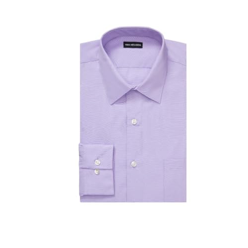 van heusen men's poplin fitted solid point collar dress shirt Van Heusen Men's Poplin Fitted Solid Point Collar Dress Shirt, Purple Velvet, 14.5" Neck 32"-33" Sleeve : Amazon.in: Clothing & Accessories