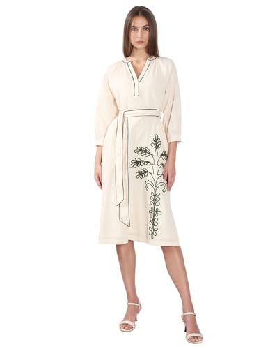 vero moda fit and flare dress VERO MODA Women Abstract Print Black Cotton Above Knee Length Fit and Flare  Dress