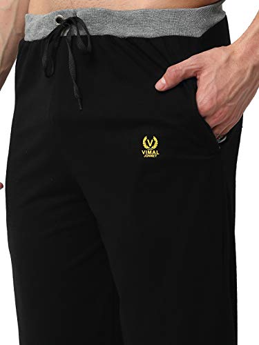 Mack Jonney Men's Cotton Regular Fit Night Suit Pajama Set Black X-Large Pack of 1-V_Blk_D9_Blk_02-XL - Co-Ord Sets