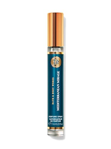 Bath & Body Works Mediterranean Mirage Mini Perfume Spray | 7 ml / 0.23 fl oz | Fragrance - Fresh & Clean | Gender - Women