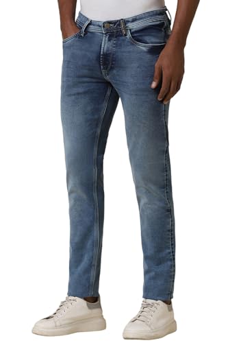 Allen Solly Men's Skinny Jeans (ALDNVSKFW87175_Blue
