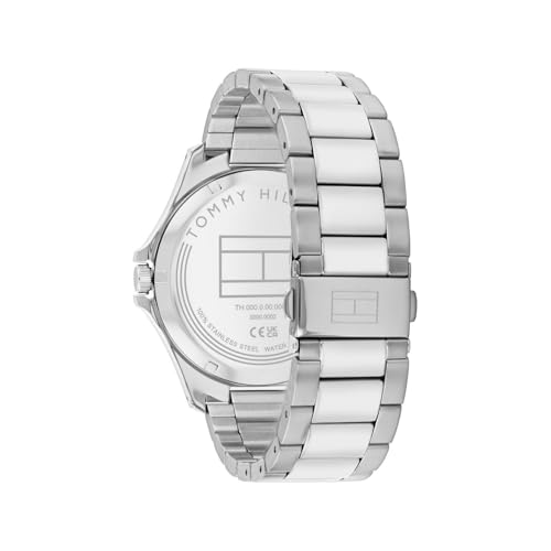 Tommy Hilfiger Quartz Analog with Blue Dial Silver Stainless Steel Strap Watch for Men - TH1710670