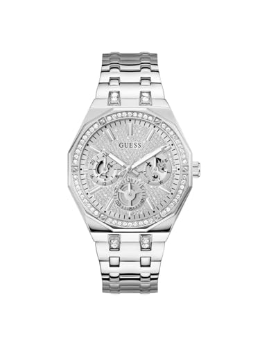 GUESS Trend 43 mm Silver Dial Men Chrono Watch- GW0960G1