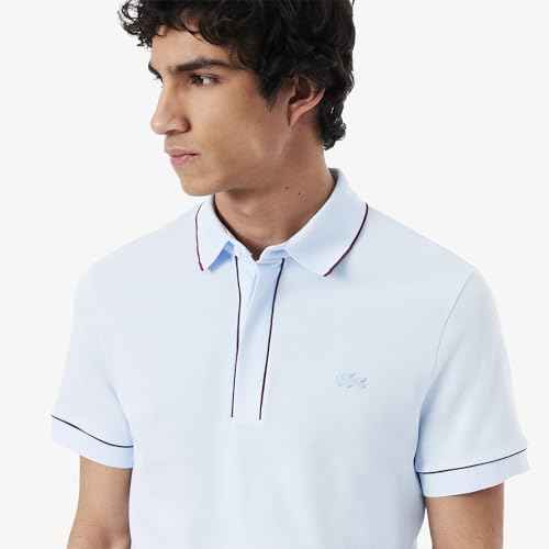 Lacoste Men's Regular Fit Polo Shirt (PH818AT01_Light Blue