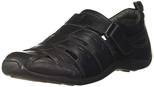 Hush Puppies mens ROBERT FISHERMAN Black Sneaker UK(8546792)