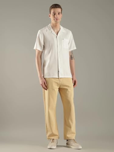Solid Oversized Fit Linen Shirt