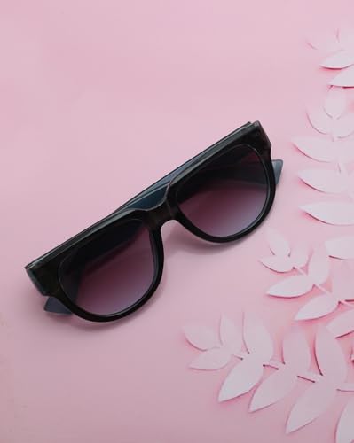 Carlton London Grey Toned with Polarised Lens Cateye Sunlass for women