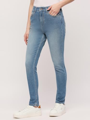 Pepe Jeans Women's High Rise Skinny Fit Jeans
