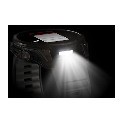 Garmin Fenix 8 47Mm,AMOLED,Saph,Crbngryti/Blk,Blk/Pebblegrybnd, Black