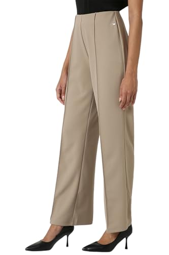 Van Heusen Women's Regular Casual Pants (VWKBPRGFM25529_Khaki