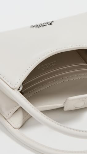 Marc Jacobs Women's The Claw Clip Crossbody Bag, Cotton White, One Size, Bag