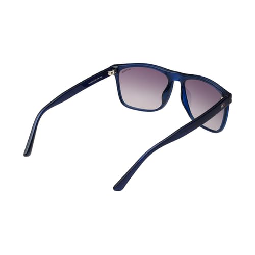 TOMMY HILFIGER Unisex UV Protected Eyewear | Grey Lens | Blue Frame | Full Rim Square Shape Branded Latest and Stylish Sunglasses | 100% UV Protection |Sunglasses| Size Medium | TH 1572 C3 S