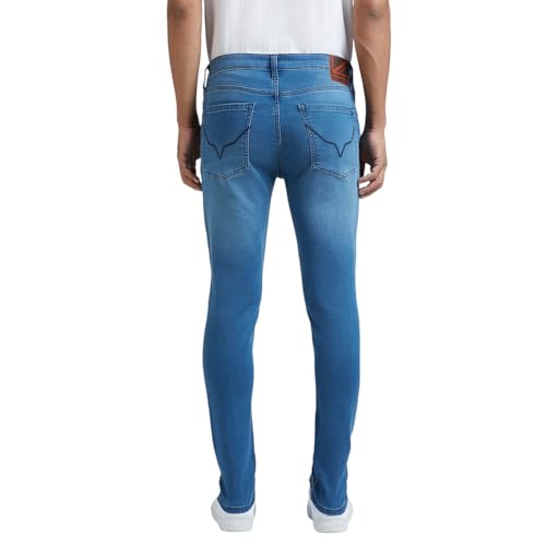 Pepe Jeans Men's Mid Rise Slim Fit Jeans Med Used
