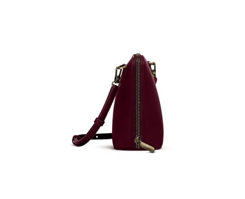 DailyObjects Trapeze Sling Crossbody Bag for Women and Latest Stylish Zip Wallet Purses for Women's, Girls | Durable Vegan Leather | Ladies Mobile Sling Bag | Zipper Closure | Made in India (Combo)