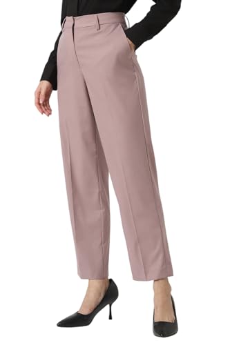 Van Heusen Women's Regular Casual Pants (VWTFCRGPF41454_Lilac