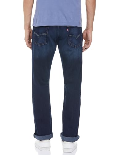 Levi's Men's Regular Mid Rise Jeans (16382-0077_Dark-Blue, 32