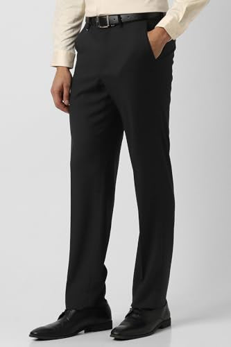 Van Heusen Men's Regular Work Utility Pants (VHTFFCFBF60206_Black