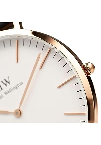 Daniel Wellington Classic Analog Watch for Man with White Round Dial & Multicolor Silicone Strap Band Water Resistant Men's Wrist Watches - DW00100003K