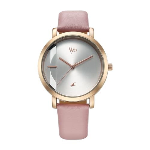 Fastrack Analog Rose Gold Dial Women's Watch-FV60029WL02W