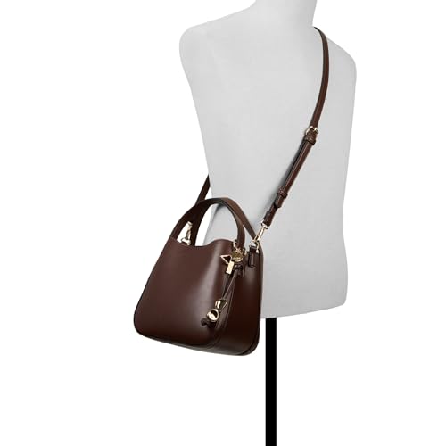 Aldo Women's AURALILY Satchel Bag, Dark Brown