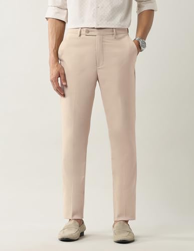 Arrow Men's Slim Pants (ARAJTR2029_Beige