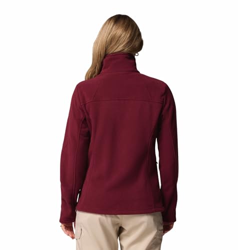 Columbia Women Maroon Fast Trek II Fleece Jacket, 2XL