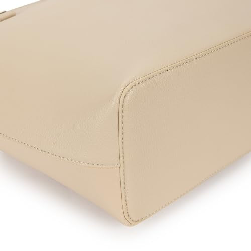 Fastrack PowerCarry Tote for Women| Semi-PU Faux Leather Tote with Zip Closure & Comfy Strap | Spacious 15.12L Handbag for Office, College, or Casual Outfits