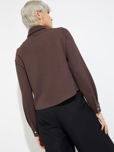 Max Women's Regular Fit Shirt (PA25SHRT08_Brown