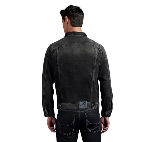 Pepe Jeans Men's Trench Coat (PM403091Q01_Black Used