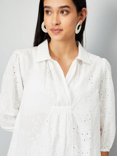 Max Women's Regular Fit Tunic (ET54008C_White
