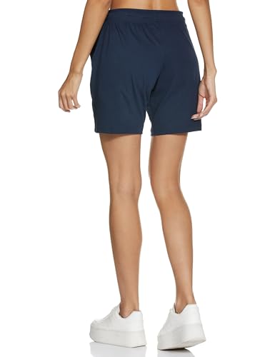 Macrowoman W-Series Women's Bermuda Shorts (MW3300_Navy Blue_M)