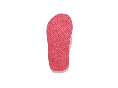 FLIPPSTER Kids Flip Flops With Cute Pink Mint Floral Print, Casual Summer Wear for Little Kids (UK Footwear Size System, Little Kid, Numeric, Medium, 10)